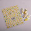 3pcs 5D Summer Lemon Nail Art Sticker Emboss Fruit Self-Adhesive Nail Decals Nails DIY Manicure Decoration for Girls and Women