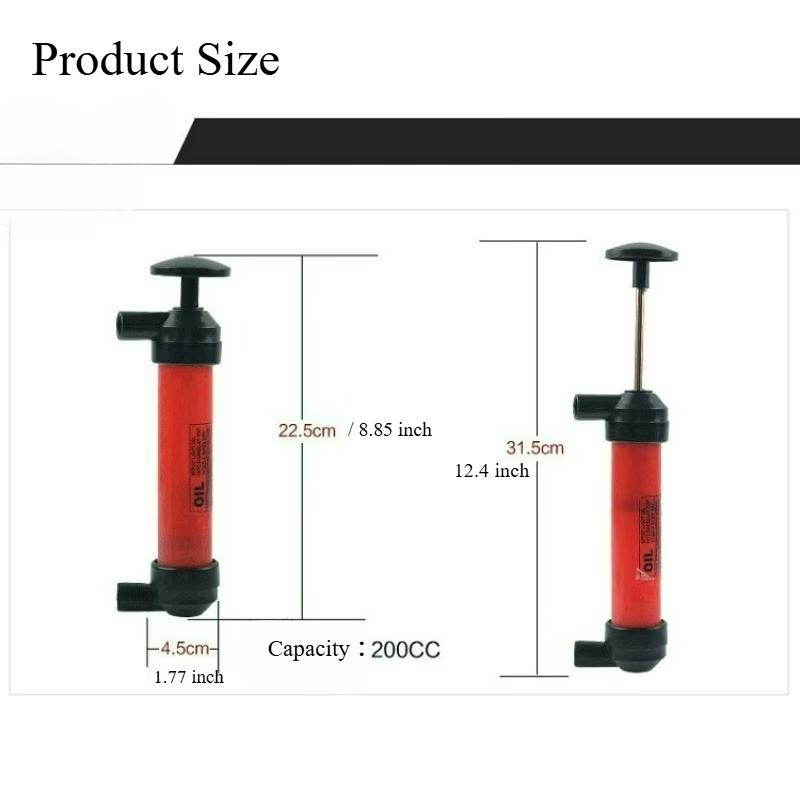 Manual Oil Pump For Pumping Oil Gas Siphon SuckerTransfer Hand Pump For Oil Liquid Water Chemical Transfer Pump Car-Styling