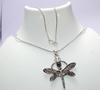 Butterfly Mystic Topaz 925 Silver Plated Necklace 20" Gift For Mom Trendy d4K39
