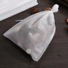 100Pcs Disposable Tea Bags Non-Woven Fabric Filter Bags with Drawstring for Loose Leaf Tea