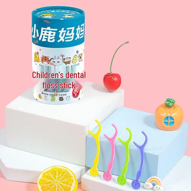 FAWNMUM Kids Dental Floss Sticks
