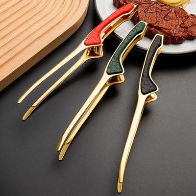 Pinça de Cozinha Aço Inoxidável Pinça de Cozinhar Pontas de Borracha Antiaderentes para Apertar Protege as Mãos Ferramenta de Cozinha Clipe de Comida Acessório de Cozinha