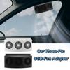 High Wind Power Ventilation Fan 2 Head Design Air Circulation Fan Automotive Use