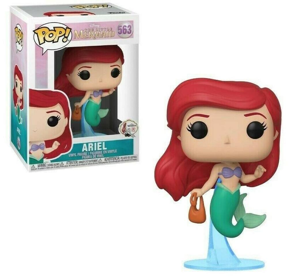 POP Disney The Little Mermaid Ariel with Bag Funko Vinyl Figure (Includes Compatible Box Protector Case) Multicolor 3.75