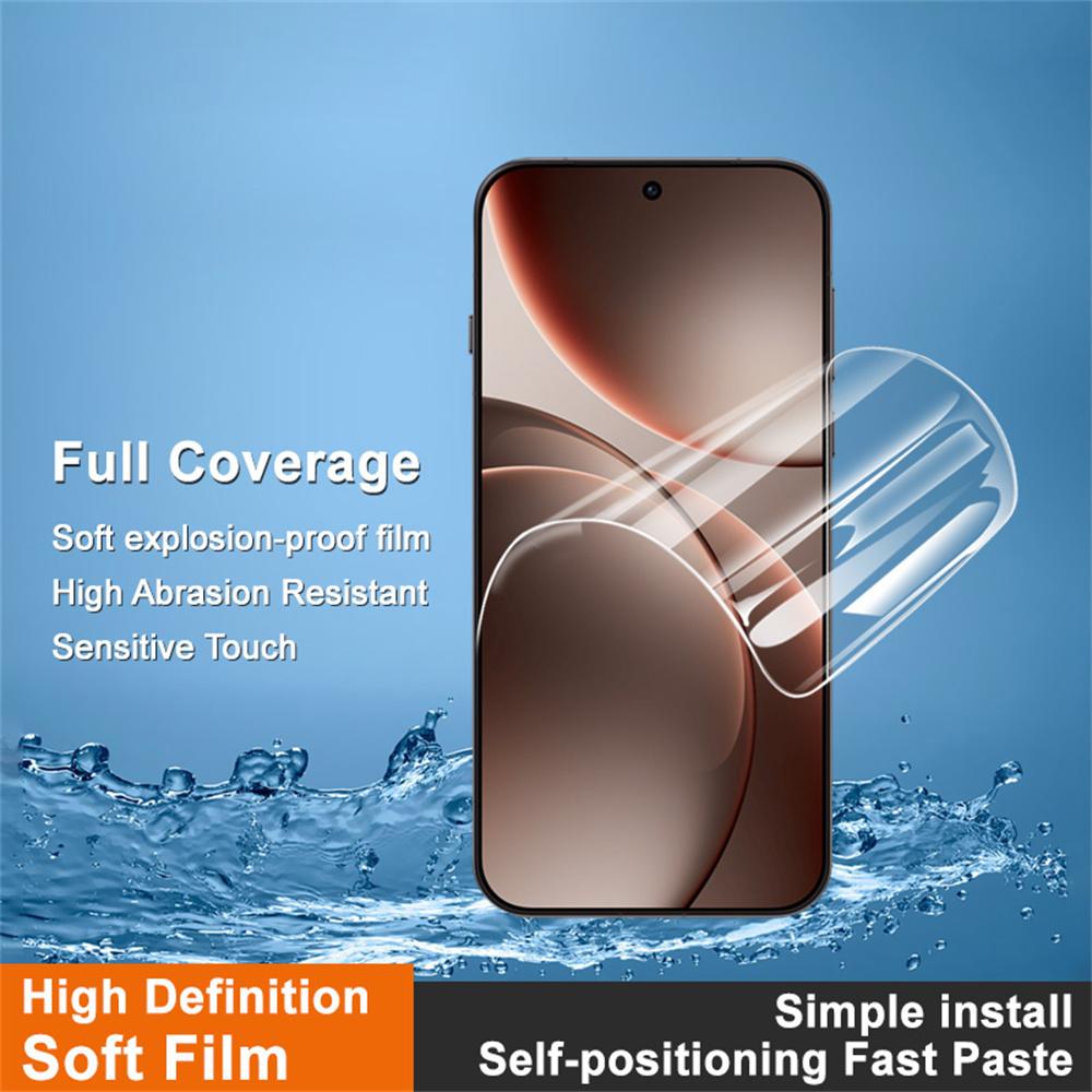 IMAK Hydrogel Film 4th For Oppo Find X9 Pro 5G Full Screen Protector Ultra Clear Full Glue Soft TPU Film (Fingerprint Unlock)