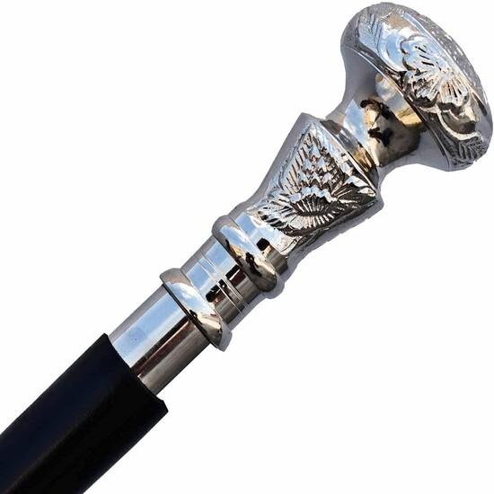 Brass Victorian Handle Wooden Vintage Style Antique Designer Walking Stick Cane