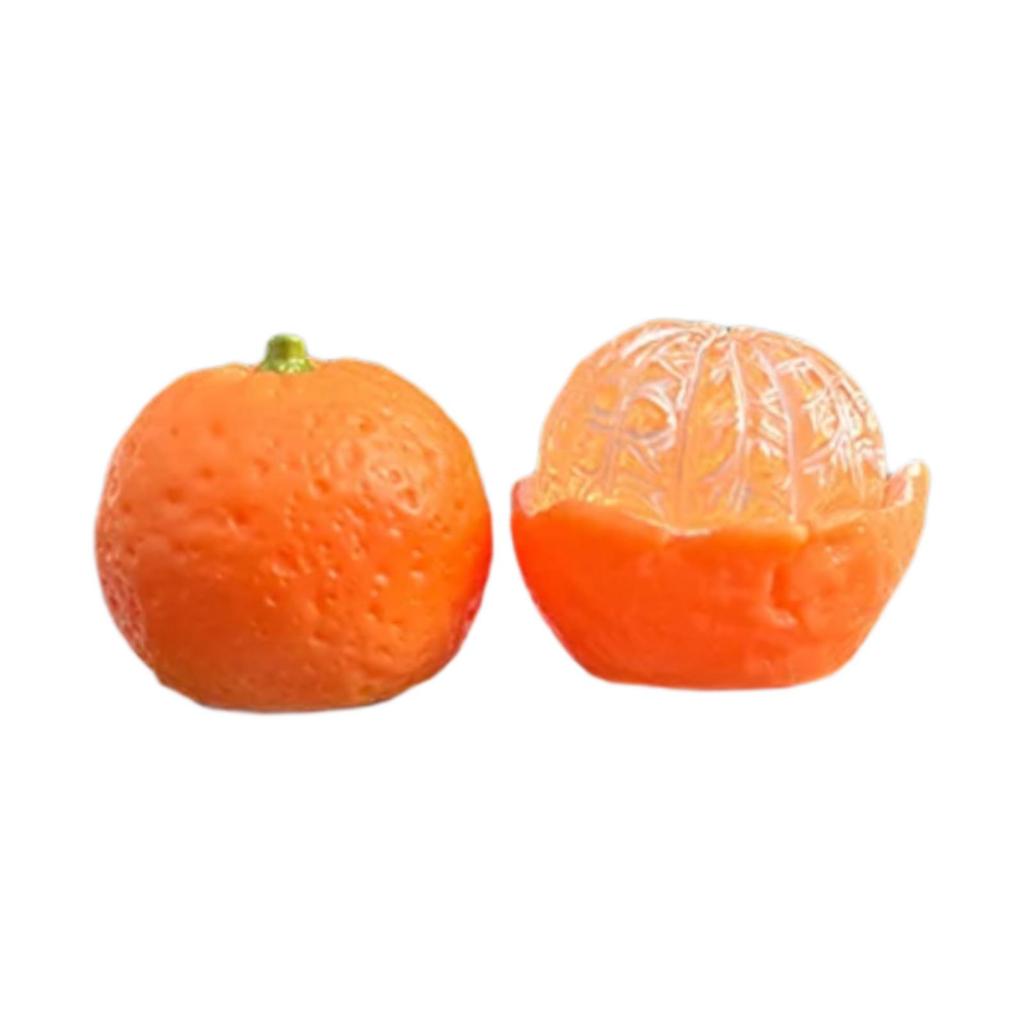 2Pcs Fruit Cute Ornament Car Dashboard Decorations Universal Non Slip Interior Decor for Bedroom Restaurant Office Apple Lychee