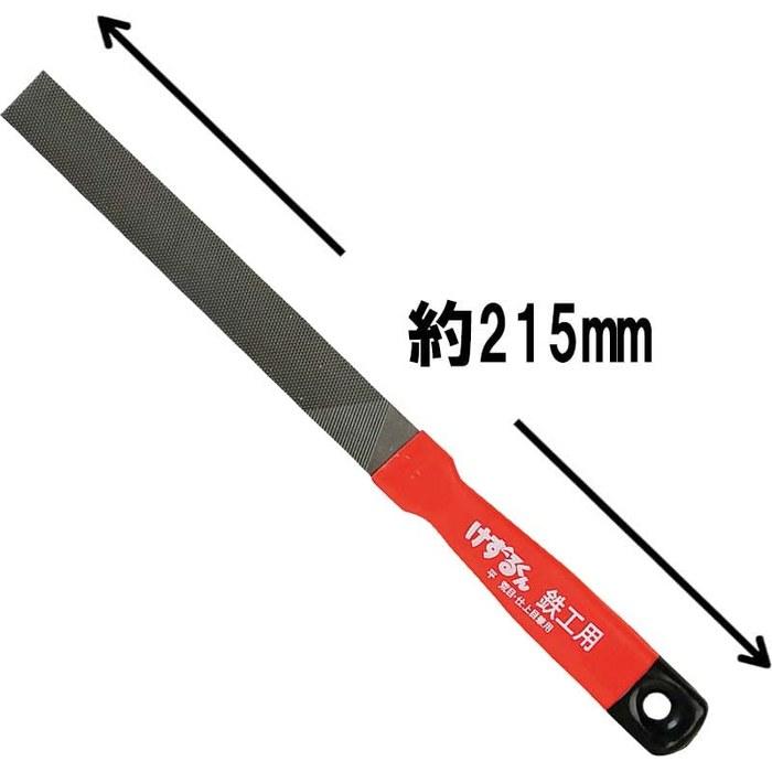 Senkichi Kzuru-kun Metal File, Coarse/Finish, Flat, Red