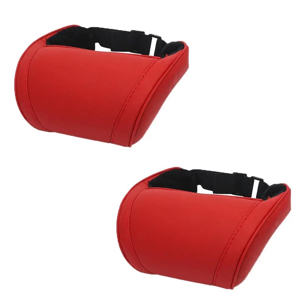 Neck Pillow for Tesla Model 3 S X Y 3+ Soft Comfortable Cushion Leather Neck Support Car Seat Headrest Car Interior Accessories