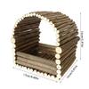 Premium Wooden Rabbit Safe Enclosed Habitat Rabbit Nestings Hideouts for Adult Small Animals