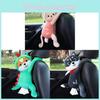 Cute Car Tissue Box For Backseat Plush Material Cartoon Character Design