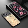 Ins Butterfly Flowers Case For iPhone 17 Pro Max Case iPhone 16 Pro Max 15 14 13 16E 17E Magnetic For Magsafe Hybrid Matte Cover
