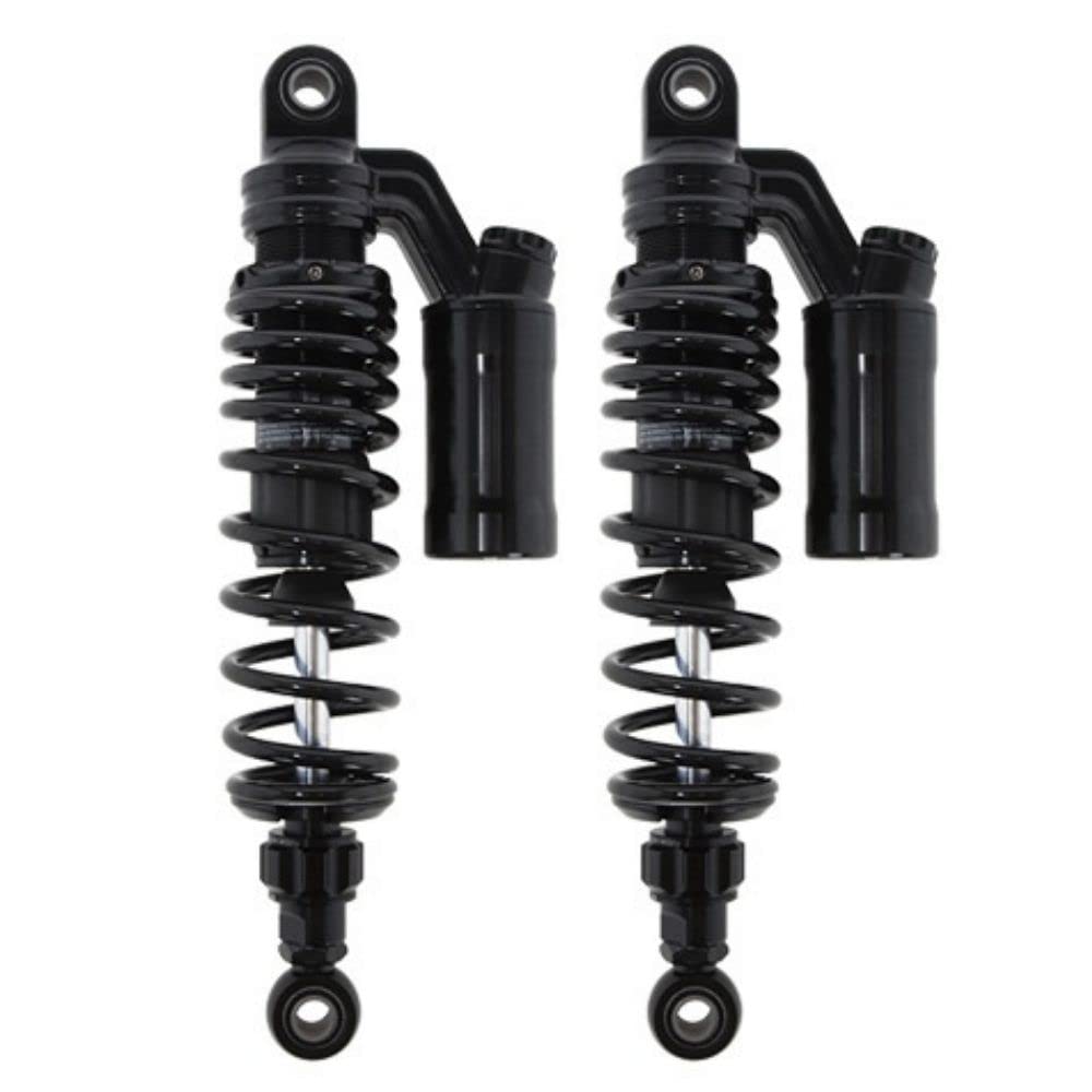 rear suspension with separate shock set of two one+lifestyle Ohlins-type tank, high-performance absorbers, black, (320mm)