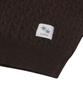 Koiliseu Celine Small Logo Short Sleeve Cable Knit (2 Colors)