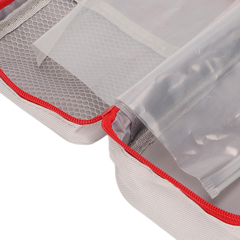 Empty First Aid Bag Waterproof Large Capacity Emergency Medicine Pouch for Outdoor