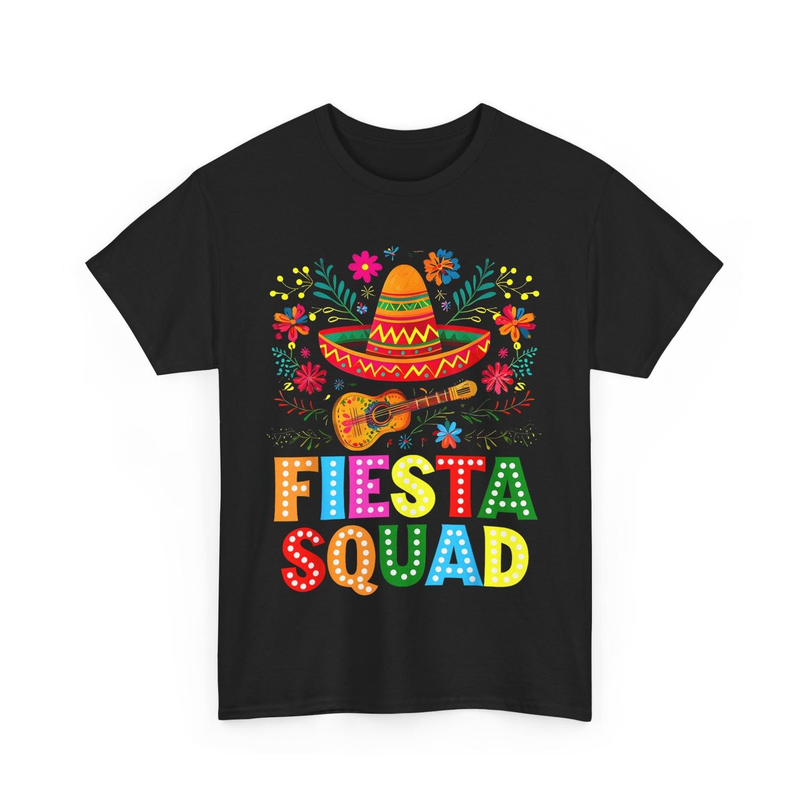 Fiesta Squad Cinco De Mayo Let s Fiesta Mexican Men Women T-Shirt Mens Womens Tees Top XL