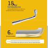 L-Shaped Through-Hole Socket Wrench, 6-22mm Hex with Hook & Elbow Design.