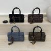 Autumn 2025 Retro Frosted Women's Crossbody Bag - Exquisite Small Square Handbag for Casual Use