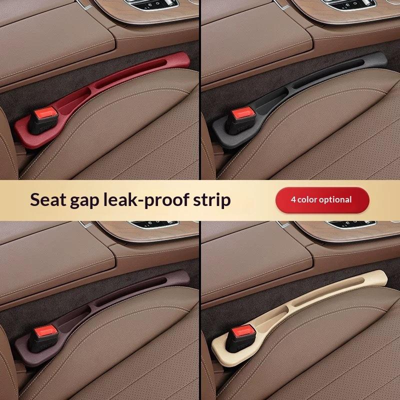 1 par universal assento de carro lacuna plug tira costura lateral carro lacuna enchimento à prova de vazamento assento lacuna armazenamento organizador decoração interior