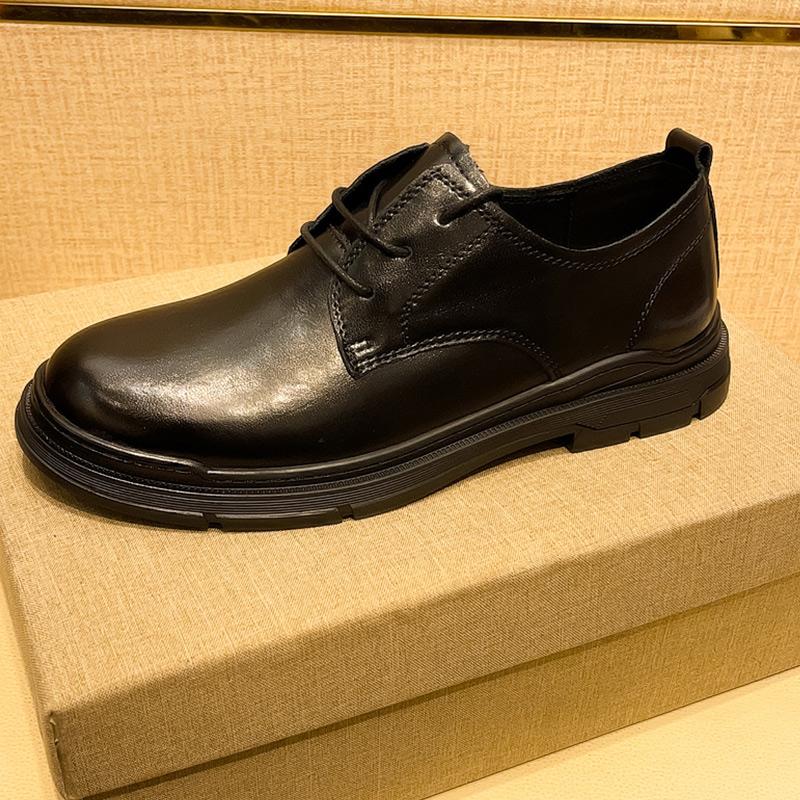 

British Style Genuine Leather Gentleman Shoes Luxury Men Casual Leather Wedding Dress Walking Shoes Flat Designer Oxford Shoes 44