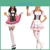 Luxuriöses Damen-Oktoberfest-Kostüm Mit Zeitlosem Bayerischem Design Für Deutsche Bierfeste