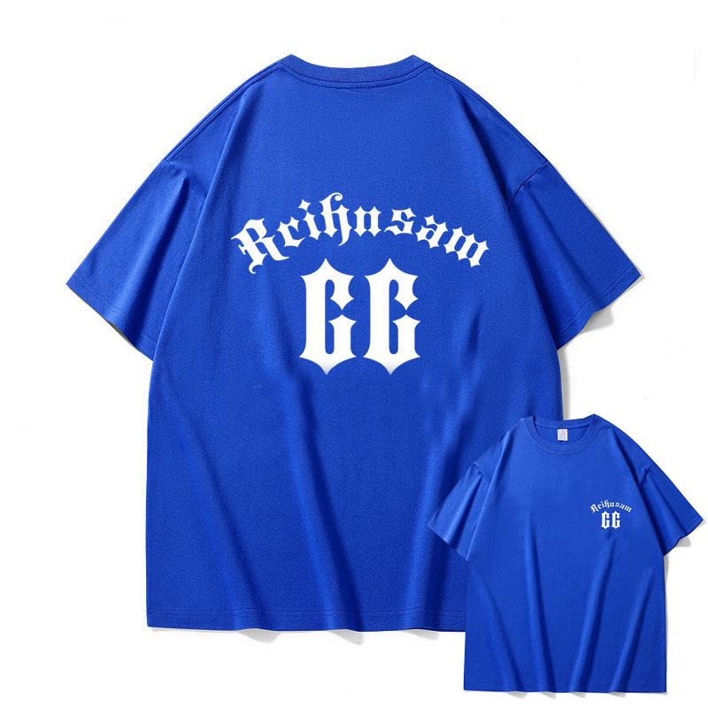 European and American trendy New Summer Oversized Men T Shirt Pure Cotton Letter Print Women T-Shirts High Quality Fashion Vintage Unisex Tee