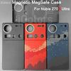 MagSafe Case for Nubia Z70S Ultra Carbon Fiber Aramid Fiber Case Magnetic Cover Ultra-Thin Lightweight Silm Anti-Scratch