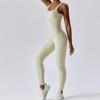 Spring Seamless One Piece Yoga Suit Dance Belly Tightening Fitness Workout Set Stretch Bodysuit Gym Clothes Push Up Sportswear