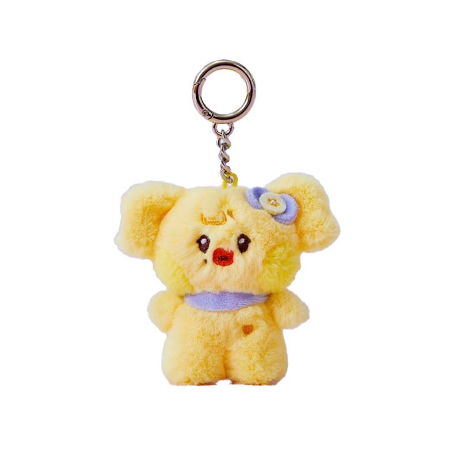 Adorable Korean Plush Mini Doll Keychain Soft Pp Cotton Cute Cartoon Charms Gift