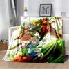 Cartoon Digimon Adventure Monster Soft Plush Blanket,Flannel Blanket Throw Blanket for Living Room Bedroom Bed Sofa Cover Child
