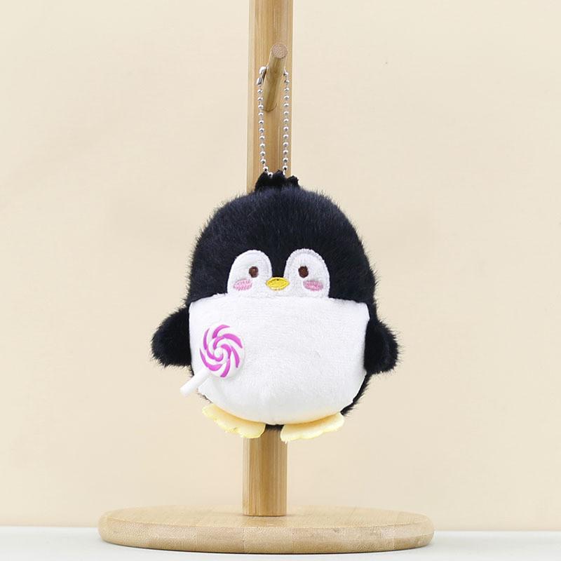 Plush Keychain Penguin Pp Cotton Stuffed Animal Short Plush Gift For Kids Room