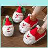 Cozy And Warm Christmas Santa Themed Home Slippers For Men And Women In Thick Non-slip Design