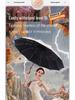 Extra Großer Faltbarer Doppelfunktionsschirm, Automatisches Öffnen, Verstärkt für Regen & Sonne, UV-Schutz, Sonnenschirm für Damen & Herren