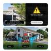 Wireless 5-Lens Zoom Outdoor Surveillance Camera with Night Vision, 4G Connectivity, and Smart HD Monitoring