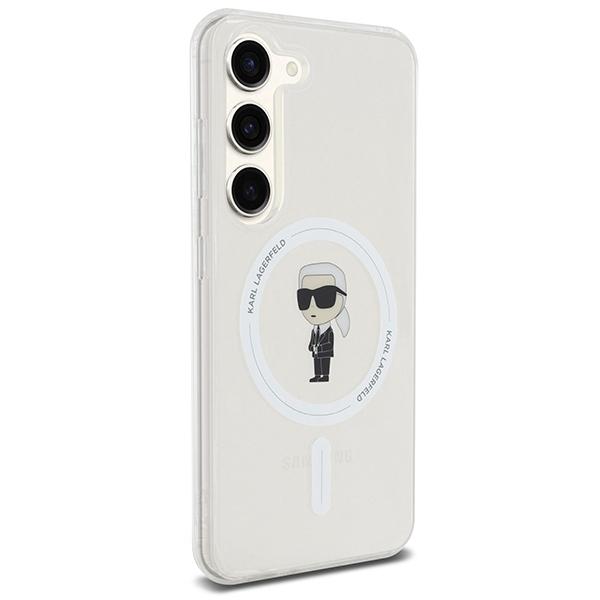 Karl Lagerfeld Klhms24Shfcknot S24 S921 Transparent Hardcase Iml Ikonik Magsafe