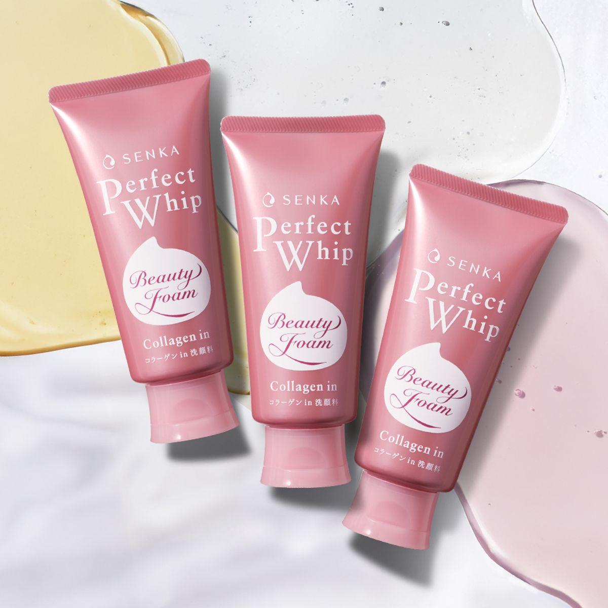 Perfect Whip Collagen Wash Cleansing Foam 120g x 3