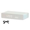 Alarm Clock with Wireless Charging Multifunctional for Cafe Decor Table