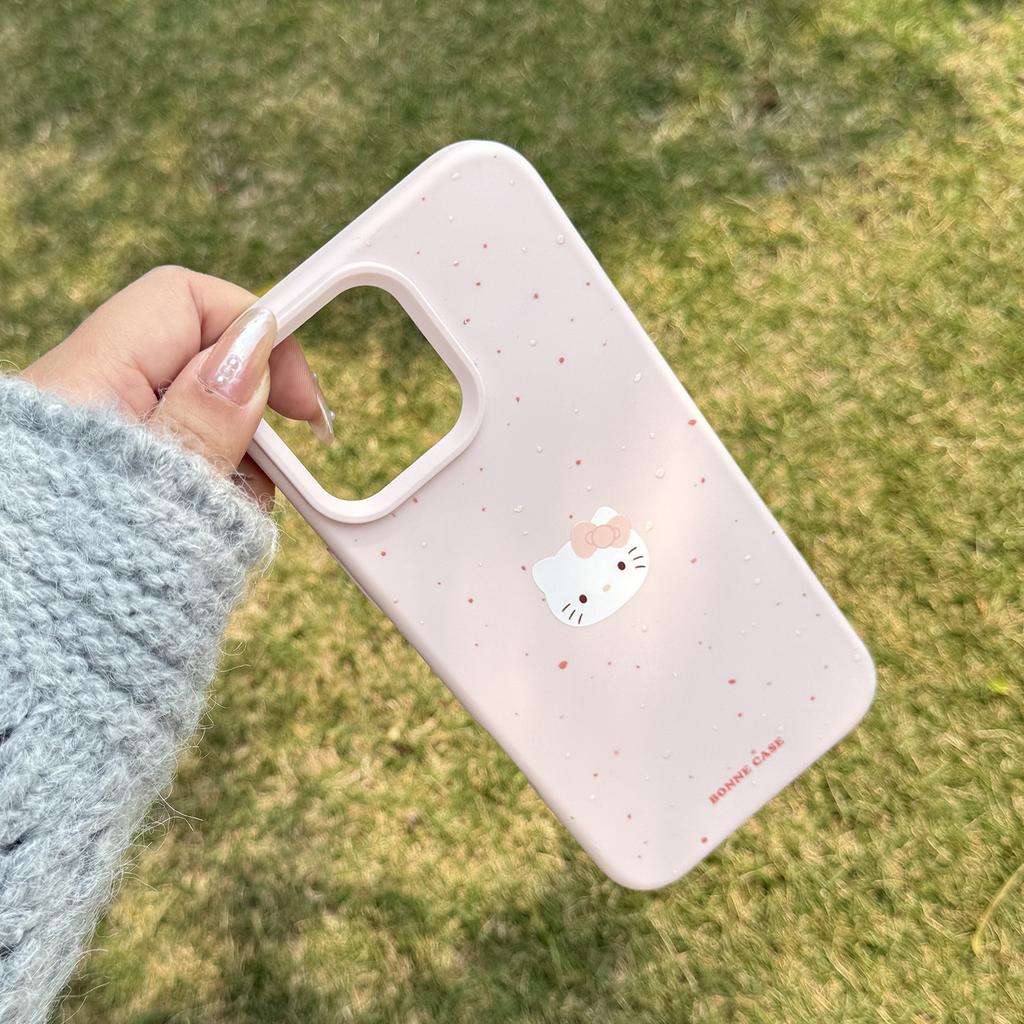Bow cat rotating bracket for iphone17promax mobile phone case 16 cartoon 13 apple 14 pendant