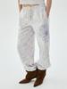 [mardimercredi] JOGGER PANTS FLEUR FLOWER_PURPLE LILAC