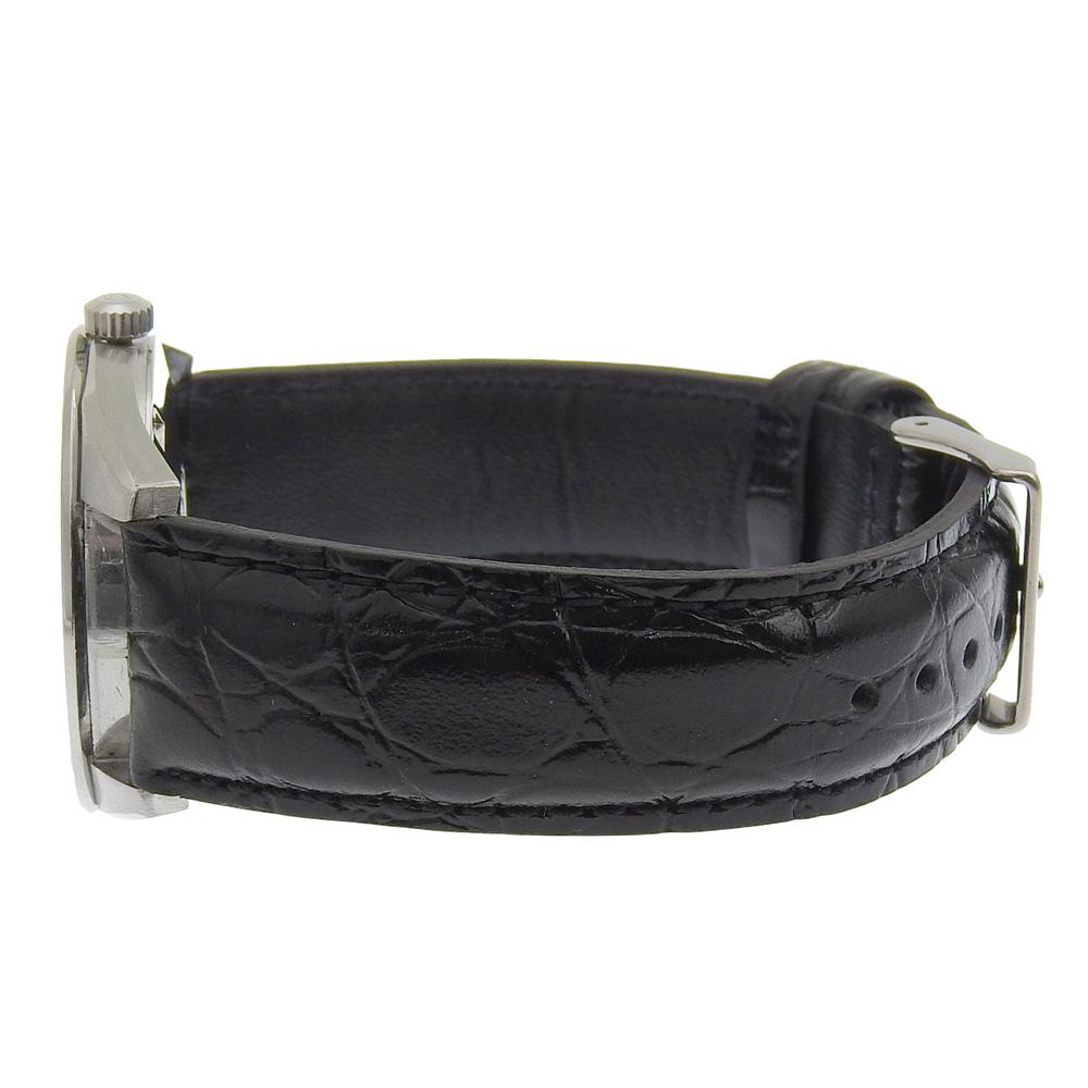 Omega Seamaster Day Date Watches Cal.752 SilverDial Stainless Steel/Embossed Leather Mechanical Automatic Analog Display Mens Used