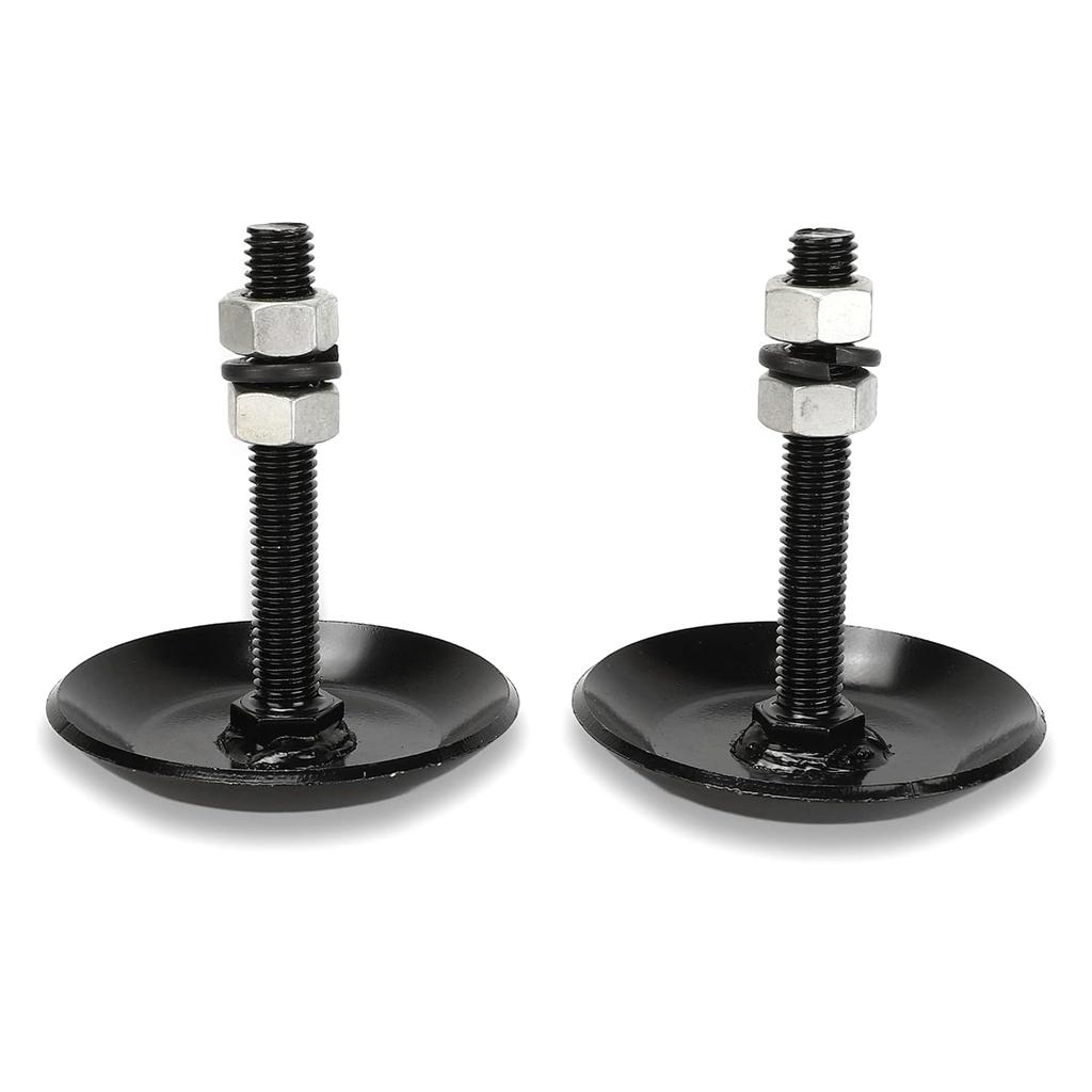 Rustproof DualPoint Contact Snow Plow Blades Skid Shoes Kit 2pcs Steel Set Fit for SportsmanRanger Razor ATV UTV 2873423