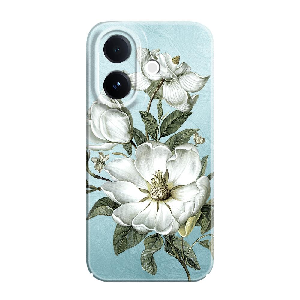 Gorgeous Magnolia Phone Case For VIVO V60 V50 V40 Lite V27 V25 V23 V23E V20 Pro 4G 5G Film Hard Cover