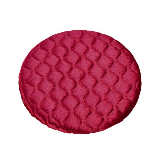 Round Stool Cover Fitted Bar Stool Cover Quilted Soft Cushion Non-Slip Washable Slipcover Fit for Diameter 11-12 Inch Bar Stool