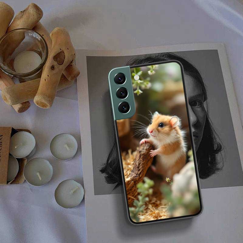 Hamsters With Hats Have Ears Phone Case For Samsung A17 A14 A24 A34 A54 A03S A04S A13 A23 A33 A53 A70 A50S A30 A40 A51 A41 A20E