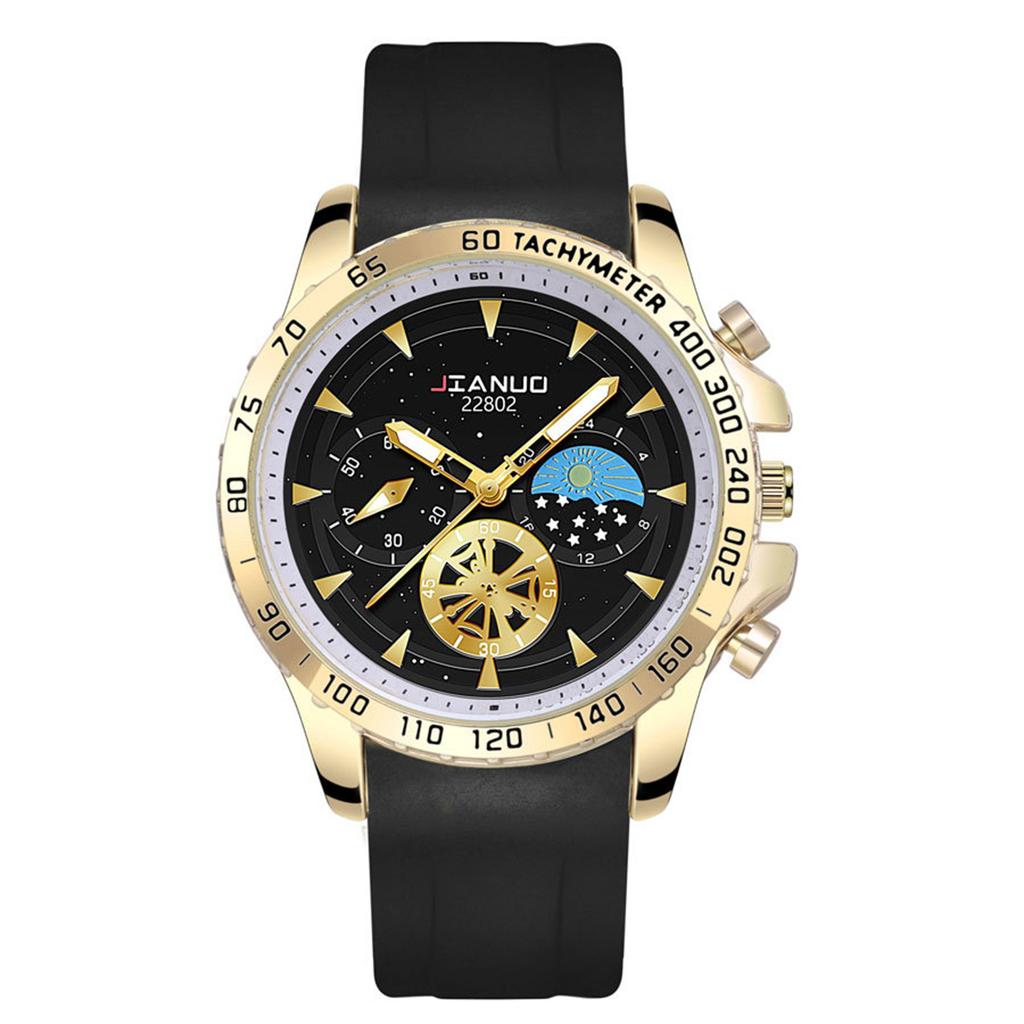 Men's  Luminous Running Alarm Clock Watch