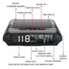 ELING Multi-function Display GPS Speedometer with Fatigue Driving Reminder Overspeed Alarm Time Altitude Solar Charging Boat RV
