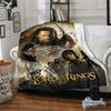 1pc The Lord of the Rings Flannel Throw Blanket - HD Printed Lightweight Soft Warm All-Season Blanket for Sofa, Bed, Travel070