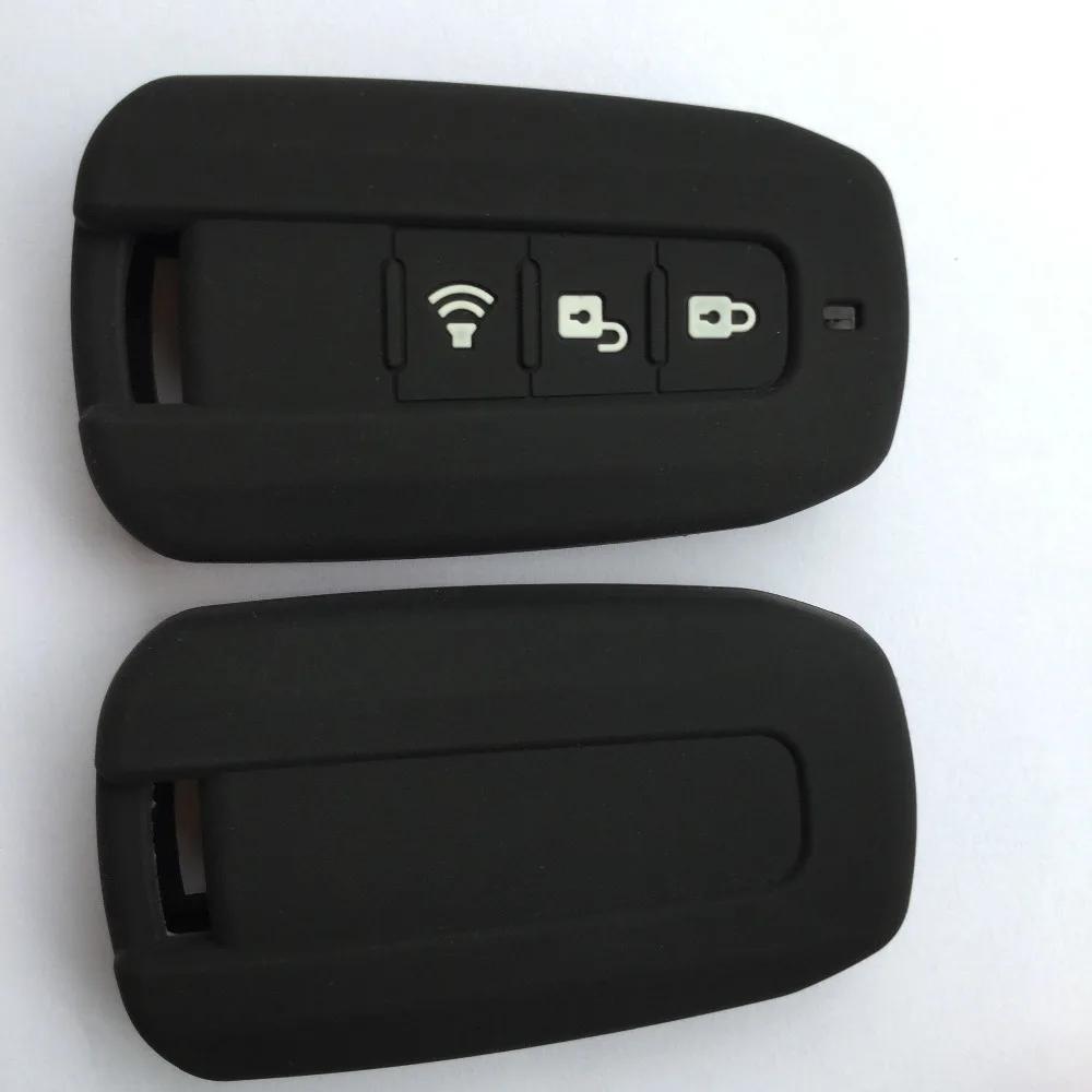 Key Shell Holder Silicon Remote Cover For Ssangyong Stavic2 Korando Turismo Rexton W Protector 3 Button Key Entry
