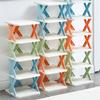 5 Tier Detachable DIY Easy Storage Shoe Rack Organizer Adjustable Stackable Shelf Unit for Home Closet Bathroom Entryway