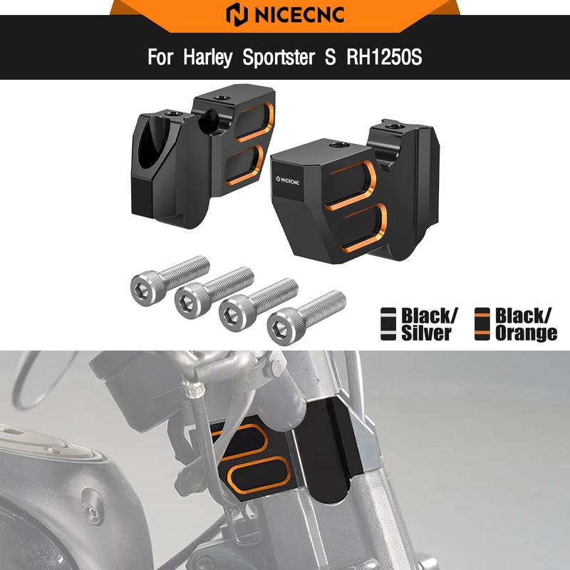 For Sportster S RH1250S 2021-2024 Handlebar Riser 1.77" RH 1250 S RH1250 S RH 1250S 2021 2022 2023 2024